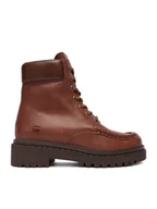 Botki damskie - G-Star Raw Trzewiki EO-MERIC-25FW35 Brązowy - miniaturka - grafika 1