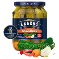 Warzywa w marynacie - Krakus Ogórki kaszubskie 670 g - miniaturka - grafika 1