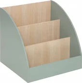 Szafy i szafki dla dzieci - Atmosphera Regał na książki dla dzieci LEOPARD, szałwiowy, 53 x 53 x 56 cm - miniaturka - grafika 1