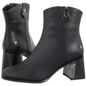 Botki damskie - Botki Czarne K7203-01/00-8 (MA1446-a) Maciejka - miniaturka - grafika 1