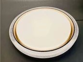 Lampy sufitowe - Ceiling LED lamp BALTIK GAISMA, 60 W, 3000-6000 K, 2250-4500 lm, white, o50 cm, with remote control - miniaturka - grafika 1