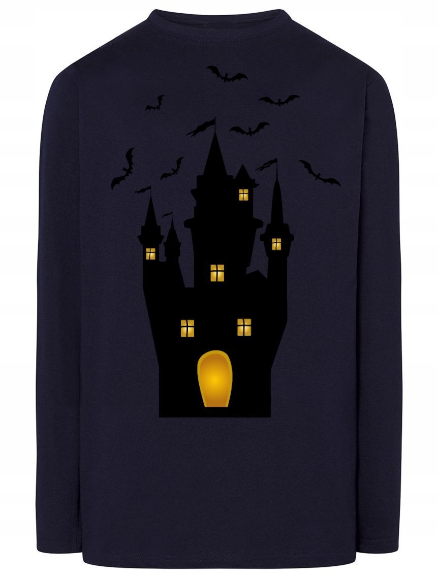 Longsleeve męski nadruk Halloween Rozm.3XL