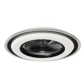 Wentylatory sufitowe - Lampownetylator Majola czarno-biały śr. 60 cm 6400 lm LED Inspire - miniaturka - grafika 1