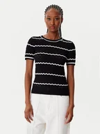 Swetry damskie - Morgan Sweter 252-MCLEMA Czarny Regular Fit - miniaturka - grafika 1