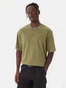 Koszulki męskie - G-Star Raw T-Shirt Overdyed D24780-C756 Zielony Boxy Fit - miniaturka - grafika 1