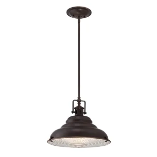Lampa wisząca East Vale - kolor brązowy - QZ/EASTVALE/P/M - Lampy sufitowe - miniaturka - grafika 1