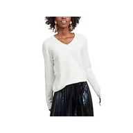 Swetry damskie - Unbekannt Damski sweter Viril L/S V-Neck Knit Topnoos, White Alyssum, S - miniaturka - grafika 1