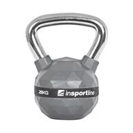 Kettlebell - inSPORTline Hantel gumowany inSPORTline Kettlebell PU 20kg 21645 - miniaturka - grafika 1