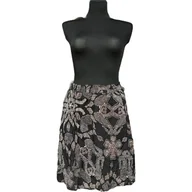 Spódnice - Soyaconcept Spódnica Midi Wygodna Elegancka Wytrzymała Czarna Lekka S - miniaturka - grafika 1