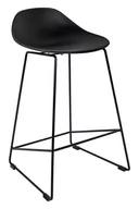 Taborety i hokery - Krzesło barowe BENNY 66 czarne PC-149A.H66 - King Home - miniaturka - grafika 1