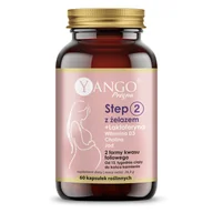Witaminy i minerały - Yango Pregna Step 2 z żelazem, 60 kapsułek roślinnych - miniaturka - grafika 1