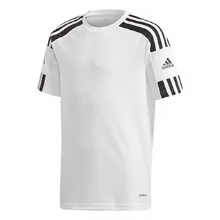 Koszulki dla chłopców - adidas adidas Chłopięce Squad 21 Jsy Y T-shirty Czarny, biały 6 Years GN5738 - grafika 1