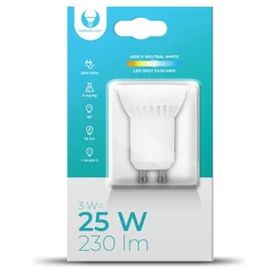 Forever Light Żarówka LED RTV003589 3W GU10 RTV003589 - Halogeny - miniaturka - grafika 1