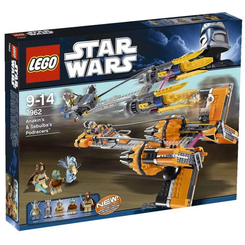 LEGO STAR WARS Anakins Sebulbas Podracers 7962