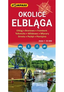 Mapa - Okolice Elbląga 1:55 000 - Atlasy i mapy - miniaturka - grafika 1