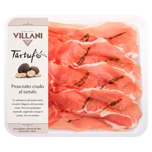 Salumi Villani Prosciutto Crudo al Tartufo Szynka dojrzewająca z truflami 100 g - Kiełbasa i wędliny - miniaturka - grafika 1