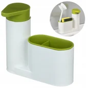 Pudła i pojemniki do przechowywania - OMEGA Dozownik kuchenny organizer na mydło płyn gąbkę 15801 - miniaturka - grafika 1