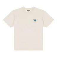 Koszulki męskie - Wrangler Męski t-shirt graficzny Turtledove, średni, Turtledove, M - miniaturka - grafika 1