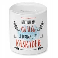 Skarbonki - Skarbonka Dla Kaskadera na Urodziny na Prezent z Nadrukiem ze Zdjęciem + Opakowanie na prezent (wzór 02) - miniaturka - grafika 1