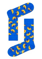 Skarpetki męskie - Happy Socks Singles, kolorowe i zabawne, Skarpety dla kobiet i mężczyzn, Niebieski (41-46) - miniaturka - grafika 1