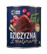 John Dog Berry adult dziczyzna z malinami 6x800g 34447-uniw