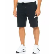 Spodenki męskie - Spodenki Męskie Nike Advance 15 Dresowe Czarne Shorty Fitness Na Lato XL - miniaturka - grafika 1