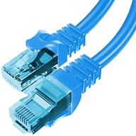 Kable komputerowe i do monitorów - Patchcord UTP kat. 5e 0,2m NIEBIESKI - miniaturka - grafika 1