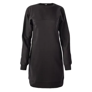 Damska Sukienka KARL LAGERFELD BIG LOGO SWEAT DRESS 230W1355-999 – Czarny - Sukienki - miniaturka - grafika 1