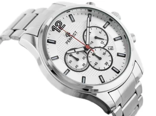 Zegarek ZEGAREK MĘSKI PERFECT CH01M - CHRONOGRAF (zp355a) + BOX - Zegarki męskie - miniaturka - grafika 2