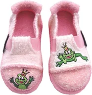 Kapcie damskie - NANGA Dziewczęce kapcie Frog Queen, rose, 28 EU - miniaturka - grafika 1