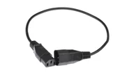 Kable komputerowe i do monitorów - Przedłużacz 230V IEC320 C14/ C13 0,5m czarny - miniaturka - grafika 1