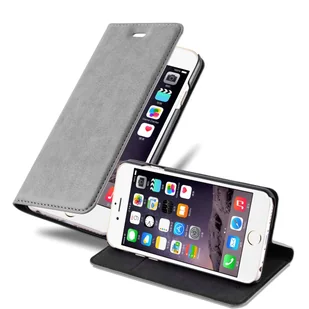 Pokrowiec Do Apple iPhone 6 / 6S w Etui SZARY TYTANOWY Flip Case Cover Obudowa Ochronny Cadorabo - Etui i futerały do telefonów - miniaturka - grafika 1