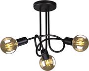 Lampy sufitowe - Czarna industrialna lampa sufitowa supeł - S146-Tova - miniaturka - grafika 1