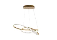 Lampy sufitowe - Activejet Lampa wisząca AJE-MEGAN (złoty) - miniaturka - grafika 1