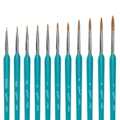 Pędzle - PĘDZLE PRECYZYJNE MALARSKIE DO SZCZEGÓŁÓW ZESTAW 11-częściowy - miniaturka - grafika 1