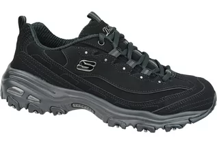 Sneakersy damskie - Skechers 11422 BKW D'Lites Extreme, damskie buty typu sneakers., kolor: czarny/czarny, rozmiar: jeden rozmiar 11949-BBK - grafika 1