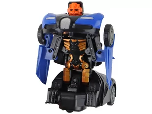 Samochód-Robot 2w1 Bugatti Niebieski Efekty Świetlne - Samochody i pojazdy dla dzieci - miniaturka - grafika 4