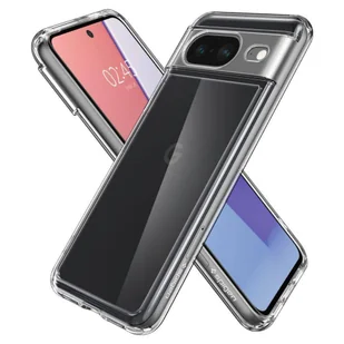 Etui GOOGLE PIXEL 8 Spigen Ultra Hybrid Crystal transparentne - Etui i futerały do telefonów - miniaturka - grafika 7