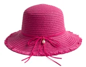 Czapki damskie - Kapelusz Damski Młodzieżowy Plażowy Słomkowy Na Lato Retro Vintage Lekki - miniaturka - grafika 1