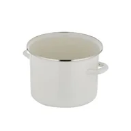Garnki - Garnek emaliowany prosty gładki bez pokrywki 18 cm 3 l - miniaturka - grafika 1