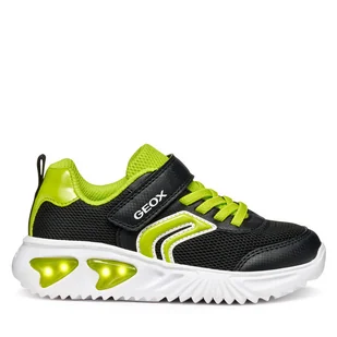 Sneakersy Geox J Assister J45DZC 014CE C0802 DD Czarny - Buty dla chłopców - miniaturka - grafika 1