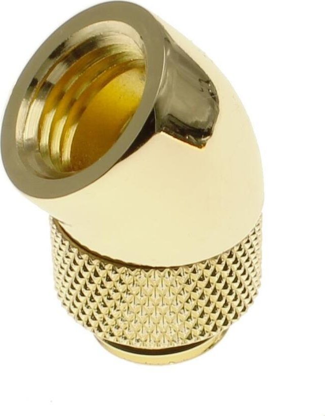 Barrow Barrow Adapter 45 Grad G1/4 Zoll AG auf G1/4 Zoll IG - drehbar, gold