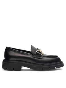 Gino Rossi Loafersy GRACE-I23-26370PE Czarny - Półbuty damskie - miniaturka - grafika 1
