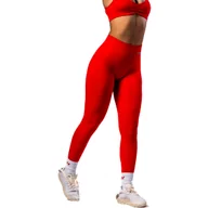 Spodnie sportowe damskie - Legginsy damskie Nebbia TOTALLY SEAMLESS High Waisted Push-Up Leggings 303 red XS - miniaturka - grafika 1