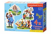 Puzzle - Castorland Puzzle 4w1 - Opowieści Śnieżki GXP-651334 - miniaturka - grafika 1