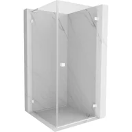 Kabiny prysznicowe - Mexen Lunar-B L kabina prysznicowa uchylna prawa 90 x 90 cm, transparent, biała - 832L-090-090-20-00-P - miniaturka - grafika 1