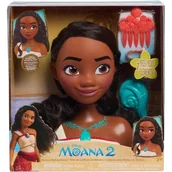 Lalki dla dziewczynek - Lalka JUST PLAY Disney Princess Głowa do stylizacji Vaiana 2 Moana 87048 - miniaturka - grafika 1