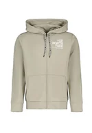 Kurtki męskie - THE NORTH FACE Męska kurtka New Blanca Peak Poly Fz Hd, Clay Grey, S - miniaturka - grafika 1