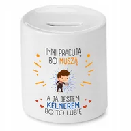 Skarbonki - Dla Krawcowej Skarbonka na Urodziny na Prezent z Nadrukiem ze Zdjęciem + Opakowanie na prezent (wzór 02) - miniaturka - grafika 1