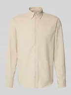 Koszule męskie - Koszula sztruksowa o kroju regular fit z czystej bawełny model ‘DANNI’ - miniaturka - grafika 1